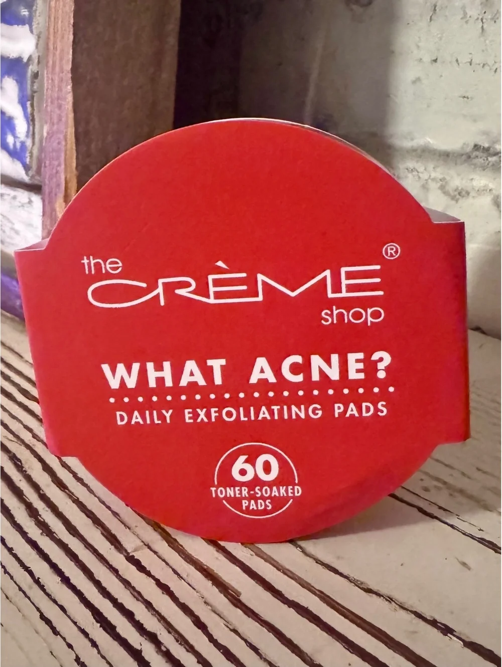 The Crème Shop What Acne? Daily Exfoliating Pads - 60 Pads